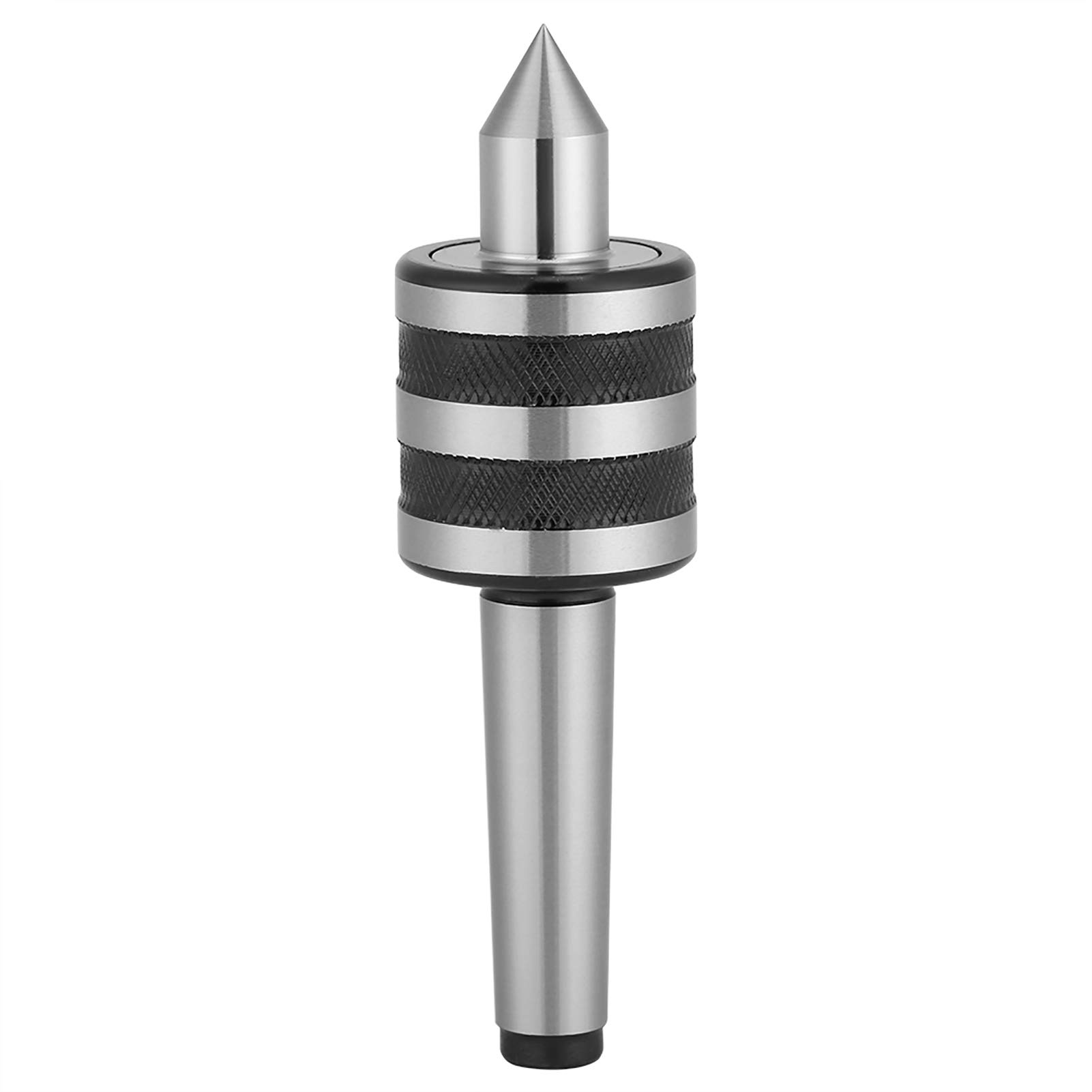 MT2 Live Center, High Speed Steel Point Hardness 55 60HRC Bearing Steel Body for Medium Load Lathe Operations with Dust Proof Seal Ensuring Long Service Life Suitable CNC Turning