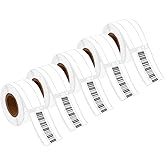 GREENCYCLE 5 Roll File Folder Labels Compatible for Dymo 30327 9/16" x 3-7/16" LW 1-Up White Paper Labels for LabelWriter 450 Duo, 4XL, 400 Printers, 130 Labels/Roll, NOT FIT 550 & 5XL