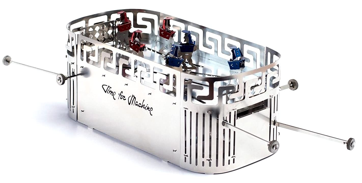 TimeForMachine 3D Mechanical Puzzle Kit Metal Medieval Hockey Model