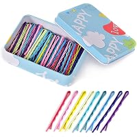 La Peach Fashions Bobby-Pins 50 Mm Gewellt - 36 Stück Für Haarstyling & Dutt