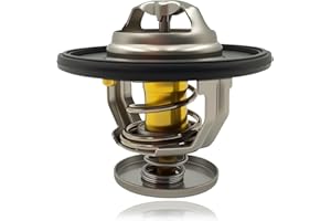 FOXSTAR 52028898AE Engine Thermostat, Coolant Thermostat, 203℉ Fit for Dodge Challenger Charger Durango Magnum & Ram 1500 2500 3500 & Jeep Commander Grand Cherokee & Chryslers 300, Replace 52028898AI