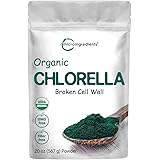 Micro Ingredients Organic Chlorella Powder, 20 Ounces | Broken Cell Wall for Complete Absorption | Raw Superfood Supplement, 