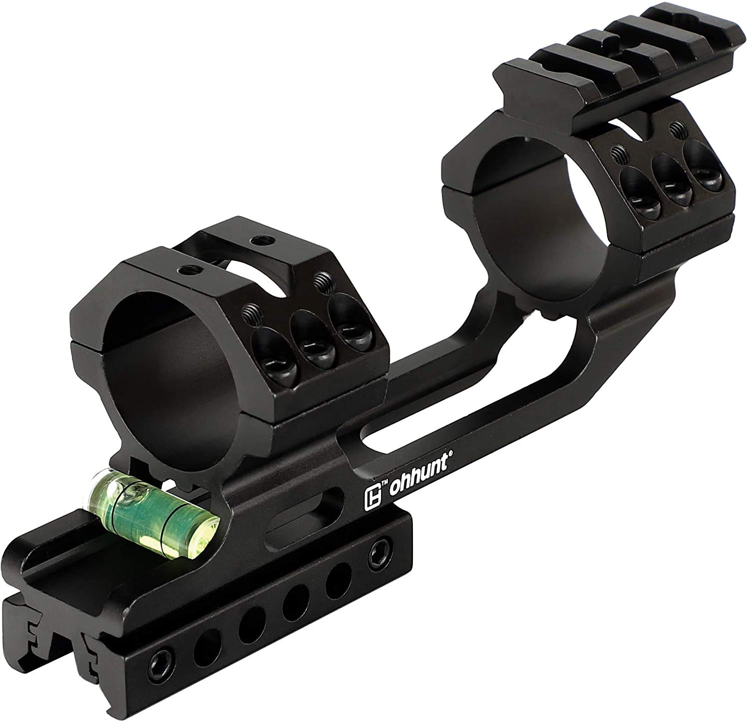 WINFREE 11mm 3/8" Dovetail 20mm Picatinny Weaver Riflescope Rings 25.4mm 30mm Offset Scope Mount Rail Bubble Level