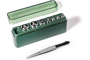 ACCT Calibration Weight 1g 2g 5g 10g 20g Calibration Gram Scale Weight Set for Digital Scale Balance,Small Weights for Crafts, 1 Piece Calibration Weight Tweezer