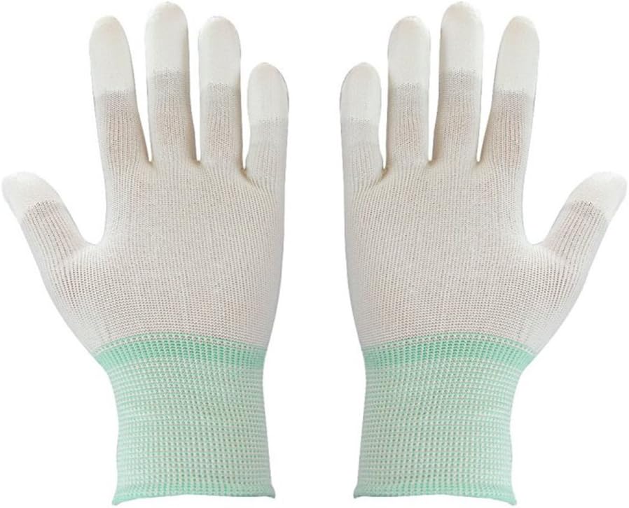 Quilters Finger Tip Coating Gloves (Medium), Quilting, DIY, CleanRoom,Sewing