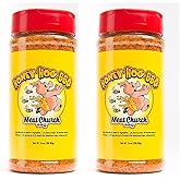 Meat Church BBQ Rub Combo: Two Bottles of Honey Hog (14 oz) BBQ Rub and Seasoning for Meat and Vegetables, Gluten Free, Total of 28 Ounces