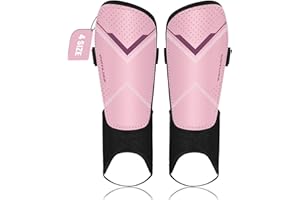 COTLIKE Soccer Shin Guards for Kids Youth Adults Toddler, Shin Defender Shin Guards with Ankle Protection Football Gear for 3 5 4-6 7-9 10-12 Years Old Boys Girls Espinilleras de Futol para Hombres