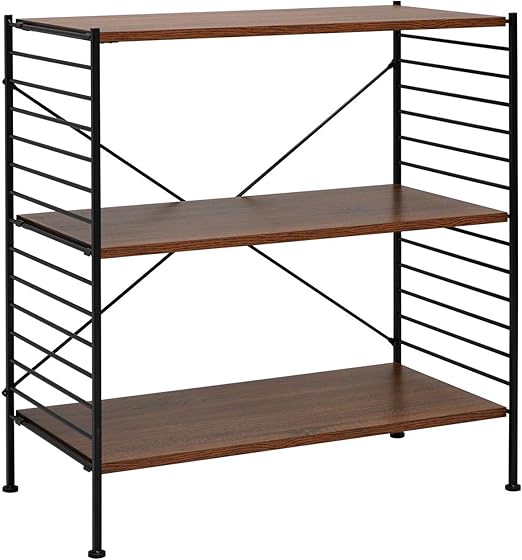 Amazon ワイエムワールド ユニットシェルフ Will 3段 シェルフ 幅cm ブラウン 00 296 オープンシェルフ ラック オンライン通販