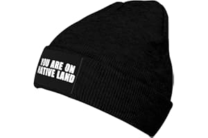 Hieoeye You are On Native Land Beanies Men Slouchy Knit Skull Cap Warm Hats Guys