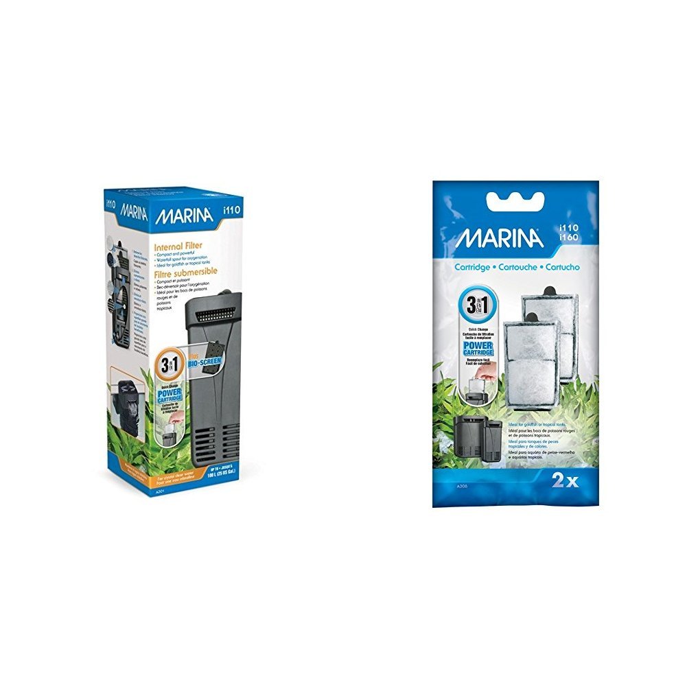 MARINA i110 Internal Filter, 100 Litre with i110 and i160 Replacement Internal Filter Cartridge