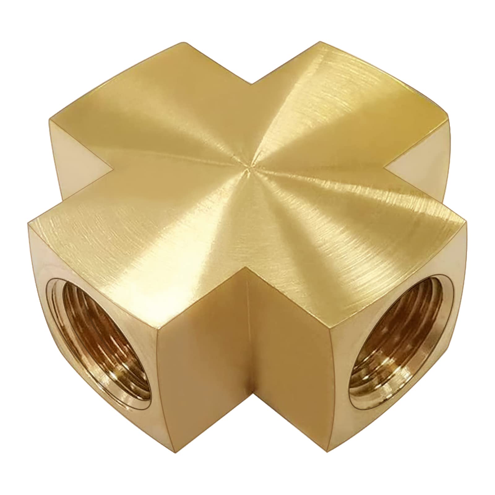 Midanya 1/4 x 1/4 x 1/4 x 1/4 Inch NPT Female