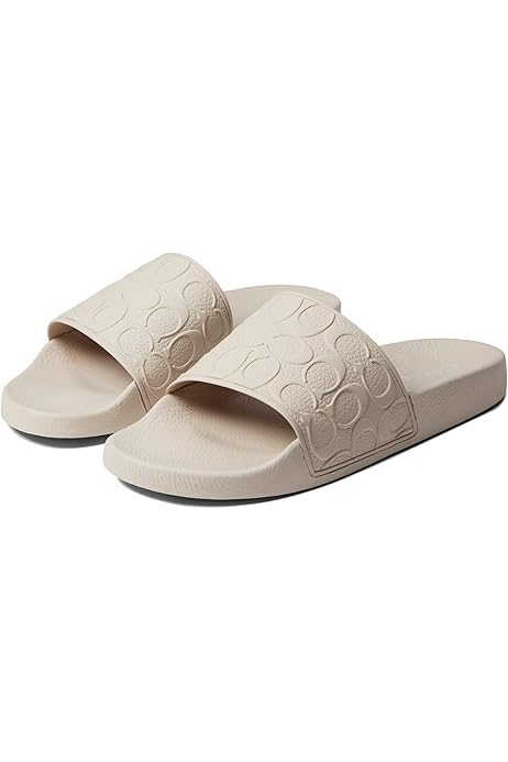 coach denim slides