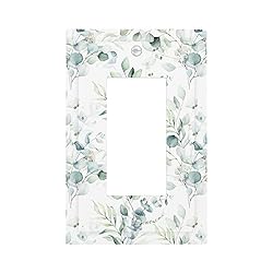 Watercolor Spring Sage Green Eucalyptus Leaves 1