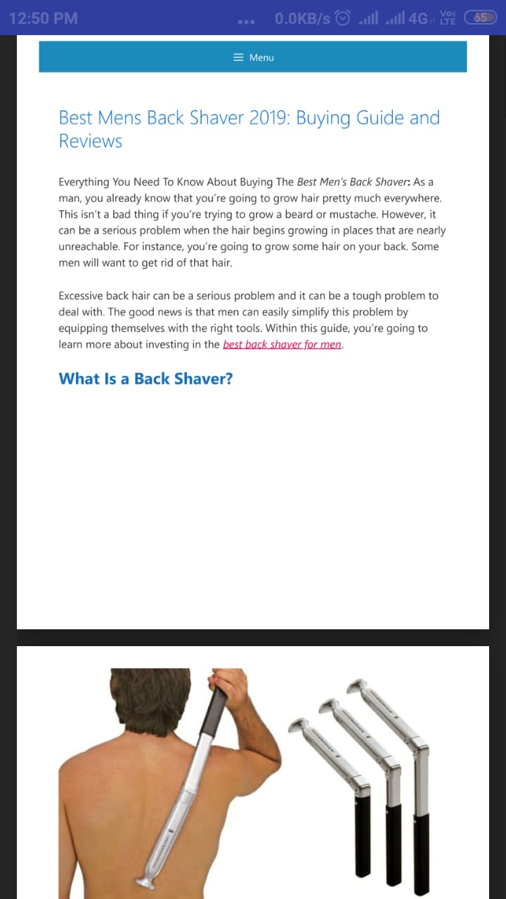 best back shaver 2019