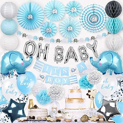 blue baby shower