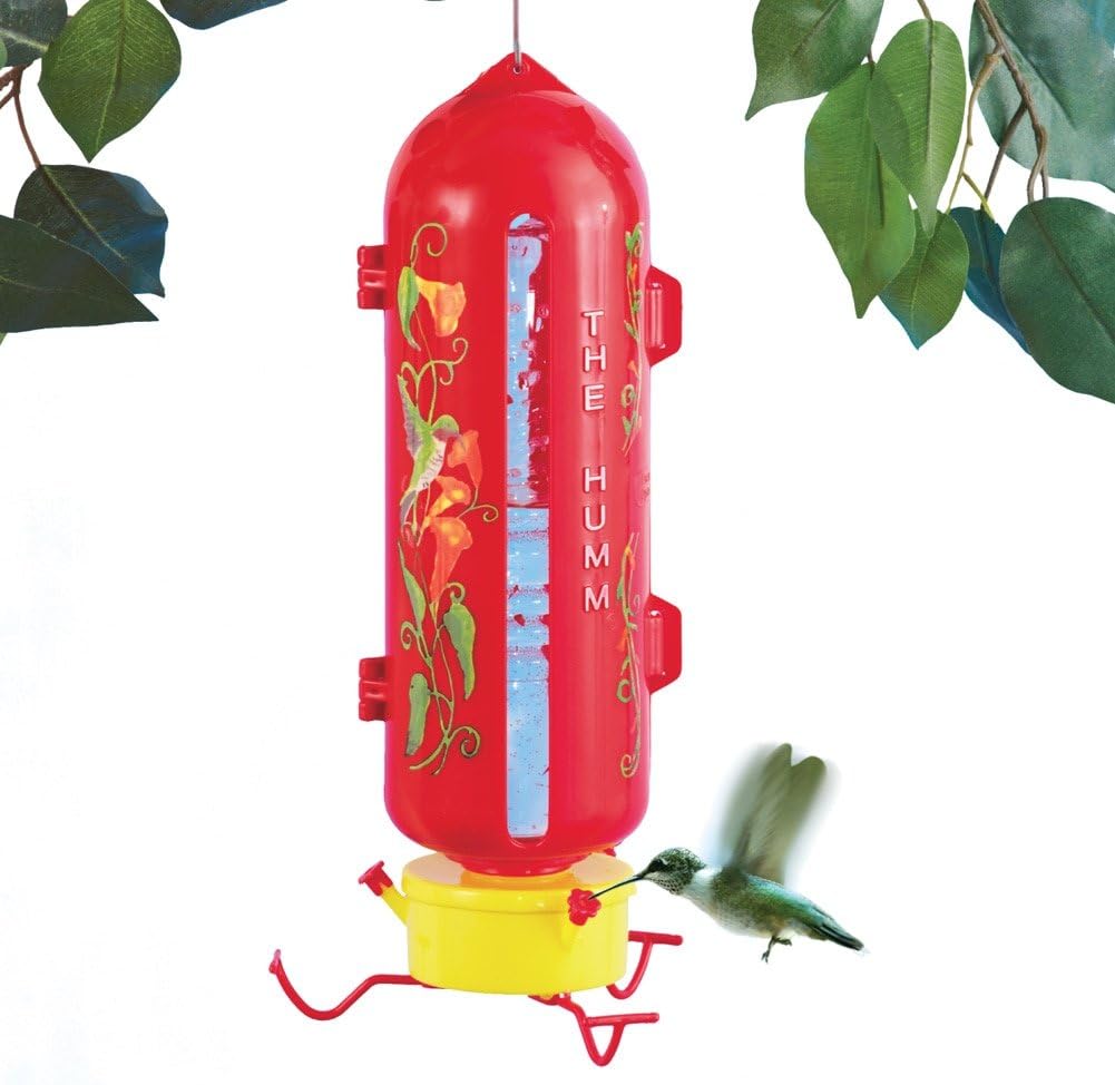 Amazon Com The Humm Hummingbird Bottle Feeder Red Garden