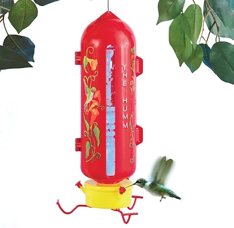 Amazon Com The Humm Hummingbird Bottle Feeder Red Garden