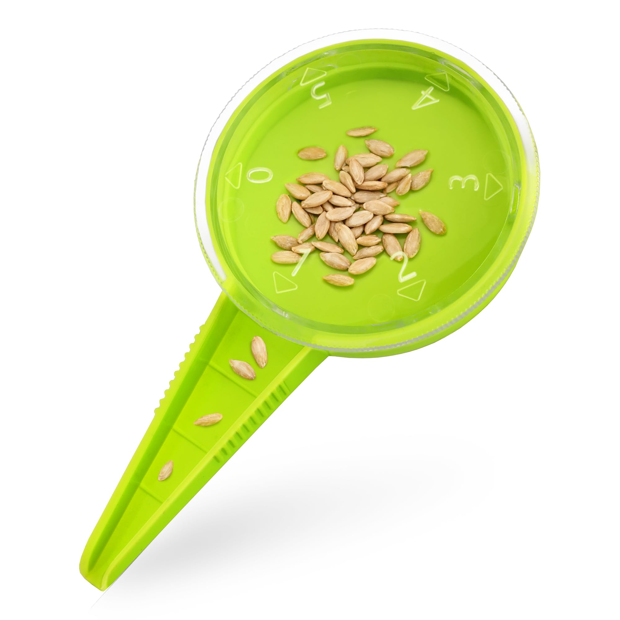 Milifox 1 Pack Adjustable Seed Sower Dispenser,Multi-Function Seed Planter Tool,Garden Seed Dibber for Small Seeds,Vegetables,Flowers,Potted Plants