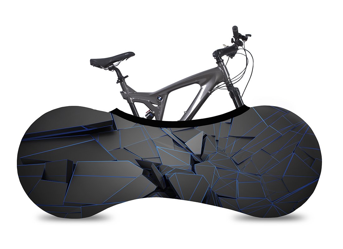 Velo Sock Bicycle Indoor Cover for Storage and Transportation, Stretchy Dirt Proof Fabric, Bike Travel Protection Cover – Matrix