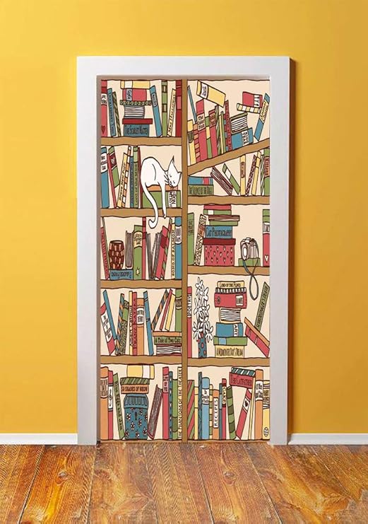Amazon Com Cat Lover Decor 3d Door Sticker Wall Decals Mural