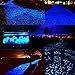CHASOEA 100 pcs Man-made Glow Pebbles Stones Glow in the Dark Stones Garden Decor Glow Gravel Stones for Garden Walkway And Fish Tank Decoration,And Children Play Games
