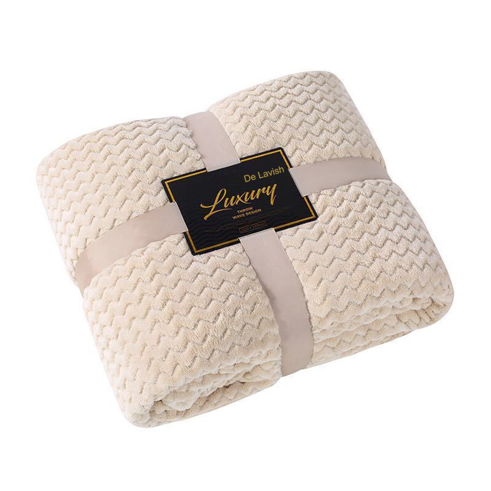 Luxury Throws Blanket King Size Kingsize Bed Fleece 3 Seater Sofa 200 x
