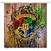 AMFD Harry Potter Shower Curtain Classic Movie Magic School Theme Tapestry 70 x 70 Inches Waterproof Mildew Polyester Fabric Bathroom Include Hooks