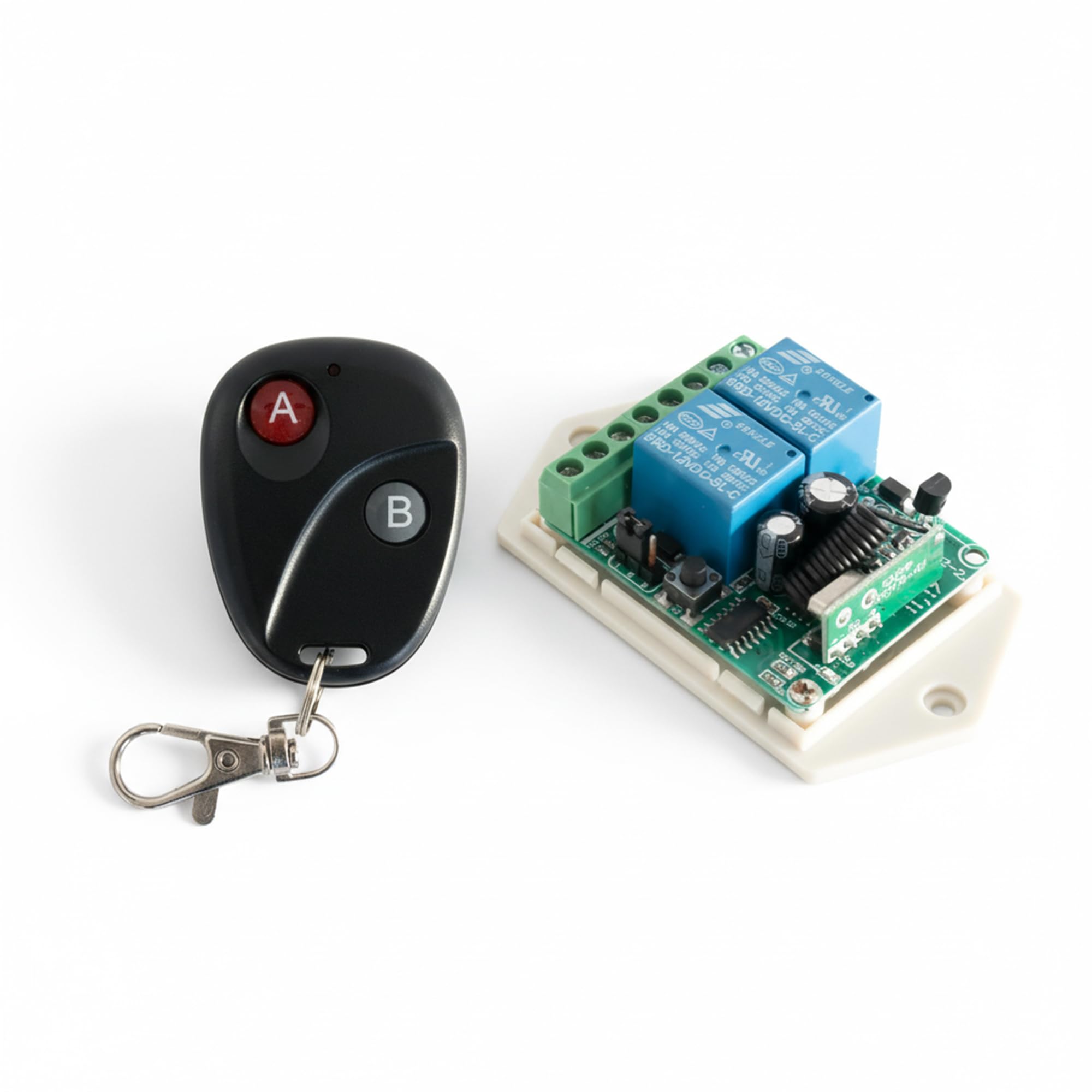 Relay with remote control PNI CA500 for remote command of 1 or 2 garage doors, gates, barriers