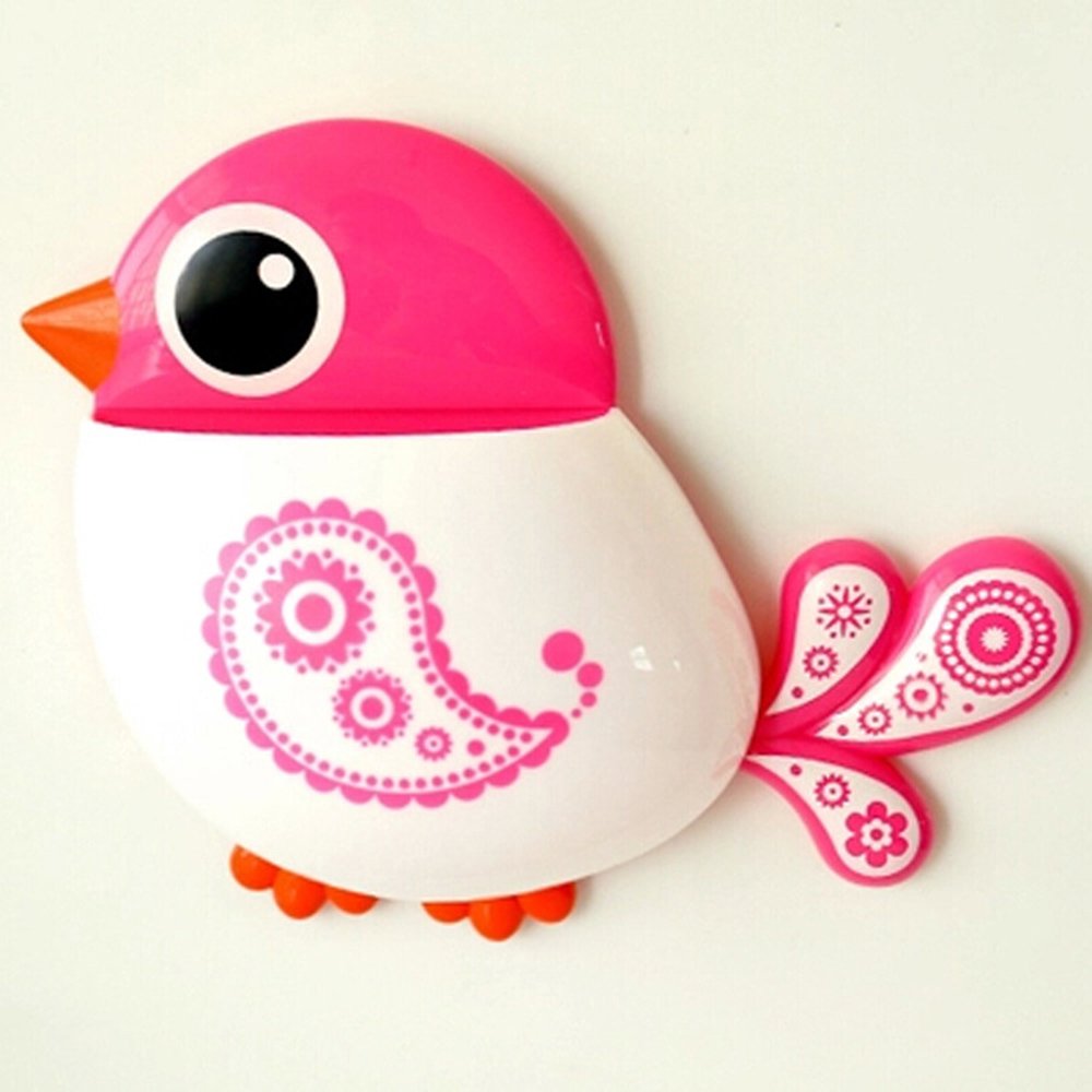 Comfspo Funny Bird Shaped Plastic Toothbrush Bathroom Storage Organizer for Dental Supplies, Toothpaste and Toothbrushes