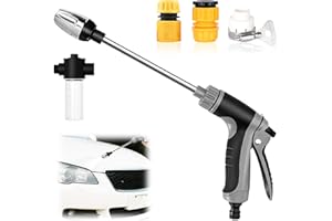 Aquoxis Pressure Washer, Aquoxis Pressure Washer Gun, Durable Stainless Steel, 360° Rotating for Three Spray Modes, Fast & Po