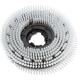 12-21Inch Commercial Floor Scrubber Brush Rotary Scrub Brush fit for Scrubber Machine-Medium Brush White (12 Inch Brush)
