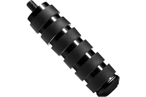 AEEAST Motorcycle 3.8" Shift Peg Extender, Heel Toe Shifter Pegs Front Rear Streamliner Shifter Peg Toe Fit For Harley Touring Street Glide Road King Road Glide Trike Dyna Sportster FL Softail, Black