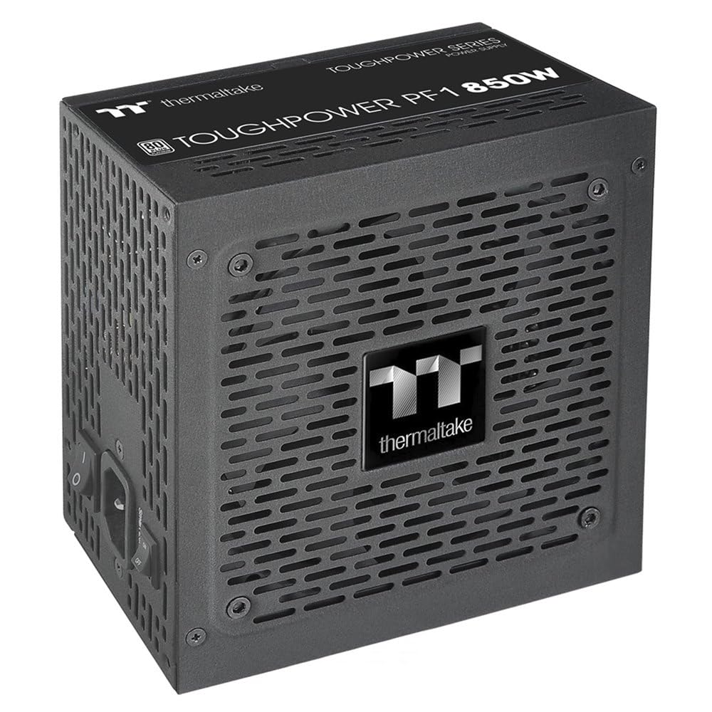 Thermaltake Toughpower Pf1 850W | Pc Atx Power Supply | 80-Plus Platinum | Fully Modular | Quiet 140 Fan | Eu Certified | Black