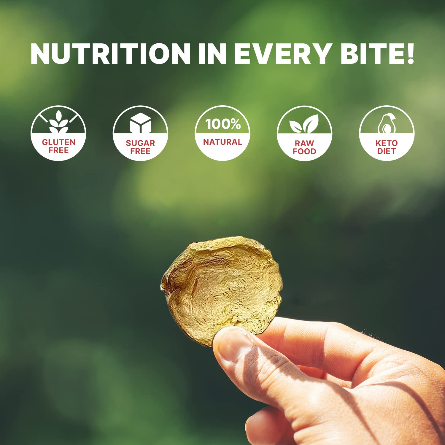 Nordic Catch Freeze Dried Cod Bites Seafood Snacks - Chips made from Wild Caught Icelandic Cod Fish - Healthy Dry Fish Snack, Rich in Omega 3 Fatty Acids, Protein Packed Keto Friendly Dried Fish Jerky - 35g Resealable Bag - 1pk