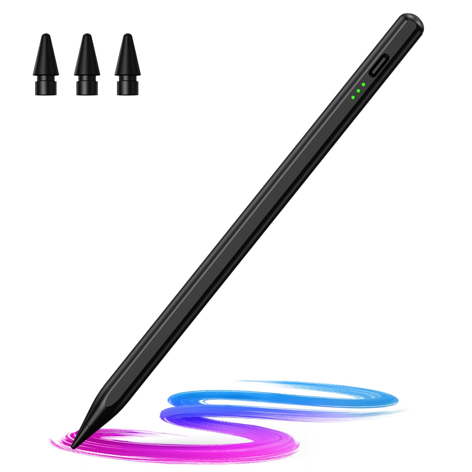 Hastraith Stylus Pen for iPad 2018-2026,13Min Fast Charge Apple iPad Pencil