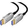 8K Fiber Active Optical HDMI 2.1 cable, 48Gpbs High Speed Long Fiber Optical HDMI Cable, 8K@60Hz 4K@120Hz 2K@240Hz Dynamic HDR eARC, For RTX4080/4090/3080/3090 Home and Commercial Use (1, 3.3ft/1m)