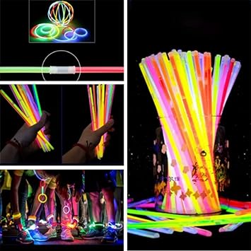 Party Propz Glow Sticks Band Bracelets 