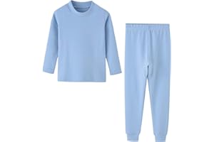 ENFANTS CHÉRIS Toddler Thermal Underwear Set Girls Boys Long Johns Kids Pajamas Pjs, 3-7 Years