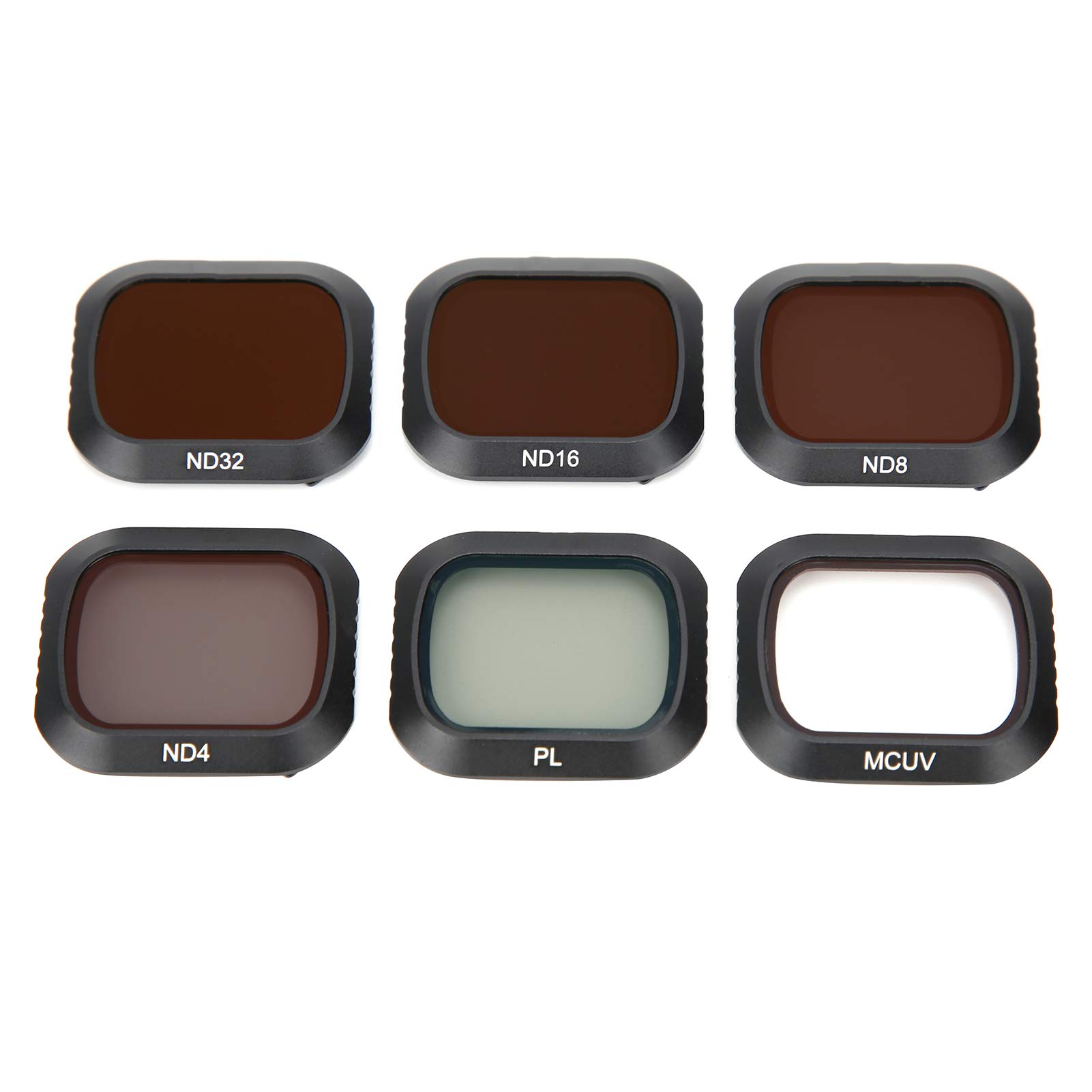 6 in 1 ND Lens Filter Set,ND4 ND8 ND16 ND32 UV CPL Optical Glass Lens Protection Filter Polarizer, for DJI MAVIC 2 Pro
