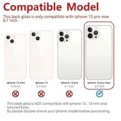 Perzework OEM Back Glass Replacement for iPhone 13