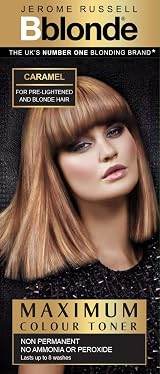 Jerome Russell Bblonde Caramel Blonde Toner Non-Permanent Hair Dye 8 Washes 75ml