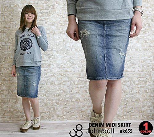 Amazon ジョンブル Johnbull ストレッチ ミディスカート Ak655