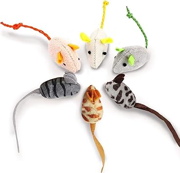 Amazon Kitolee 猫 おもちゃ ネズミ ぬいぐるみ おもちゃペット知育玩具 ペット玩具 運動不足解消 噛むおもちゃ 6点セット Ktl またたびトイ 通販