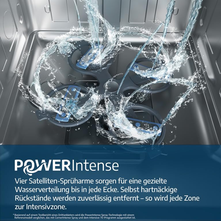 Beko BDIN36550P Geschirrspüler 60 cm, freistehend und unterbaufähig, für 15 Maßgedecke, 6 Programme, 5 Zusatzfunktionen, 3 Spülebenen, PowerIntense, SilentWash, SelfDry, weiß 8