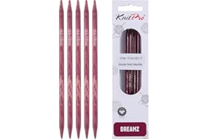 KnitPro Dreamz Double Pointed Needles 5" (12.5cm) | US Size 6 (4mm)