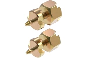 SyunsXoon 2Pack HC1B Pivot Pin Set for Malco HC1/HC2 & Grainger 1ELG5/1ELH8, Metal Hole Cutters Pivot Pin, Gold