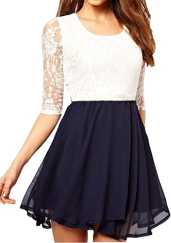 white chiffon mini dress