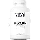 Vital Nutrients Quercetin - Vegan Quercetin Supplement with Bioflavonoids for Sinus, Respiratory, Heart, & Immune Function Support - Gluten, Dairy, Soy Free - 500mg - 200 Capsules