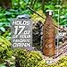 Tadge Goods Insulated Stainless Steel Water Bottle - Endangered Species Edition - Metal Thermo Style Bottles Great For Sports, Gym, Kids - Keeps Drinks Hot & Cold - 17 Oz Large