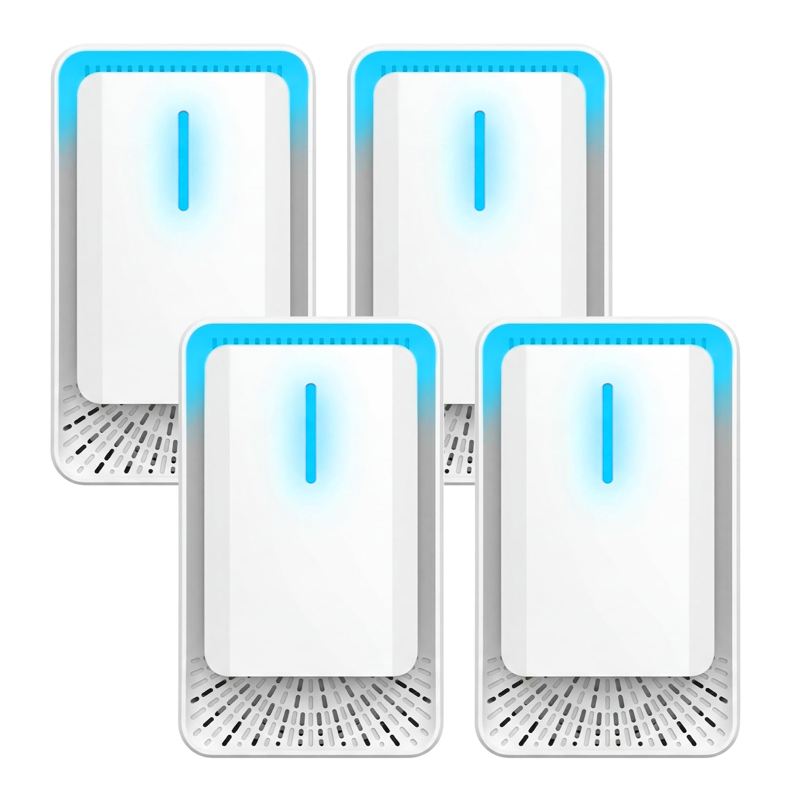 Photo 1 of 4 Pack Plug In Air Ionizers for Home & Dust Mites,2026 Quiet Air Purifier with Negative Ion Generator,Filterless Air Freshener Cleaner Odor Eliminators for Office Kitchen Pet Odor,Dust,Smoke Smell